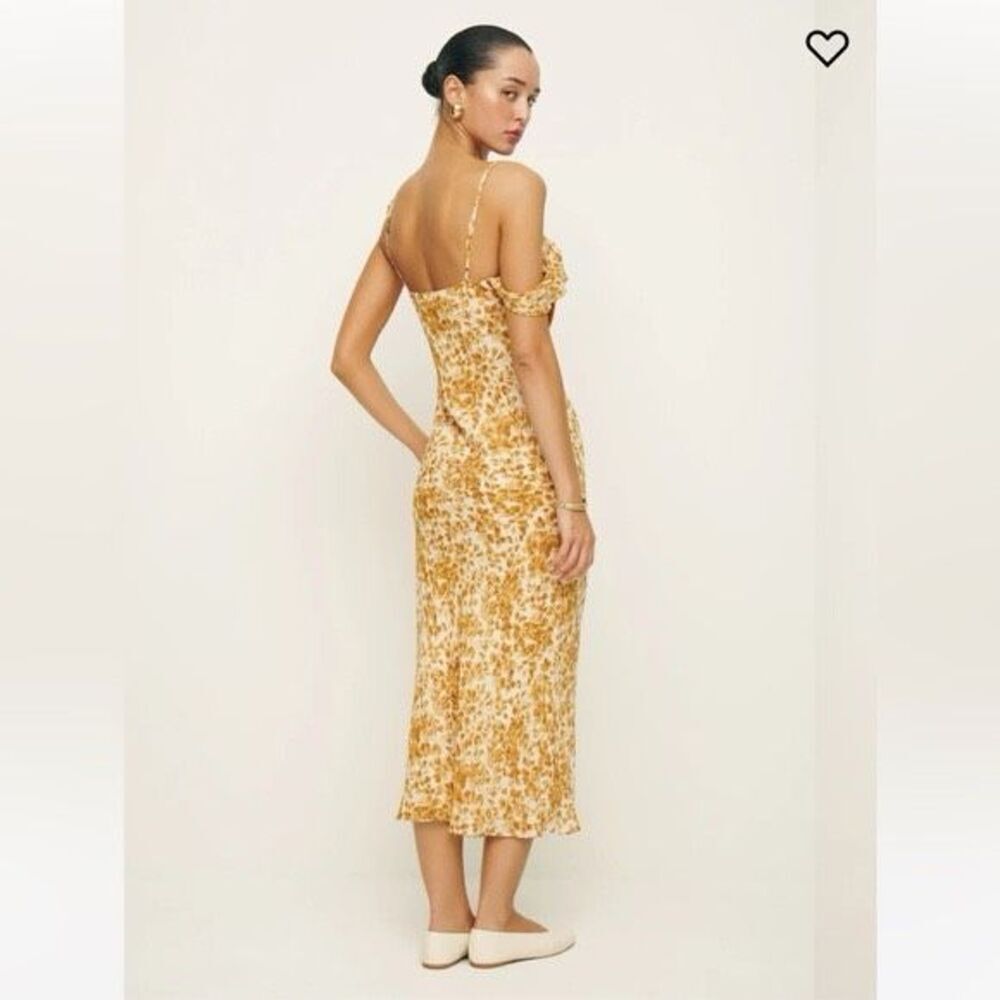 Reformation Reya Dress in Goldfinch Size 6
